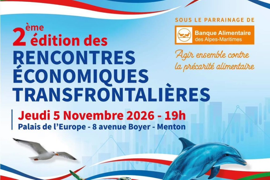 Menton : les 2es Rencontres Économiques Transfrontalières réuniront la France, l’Italie et Monaco le 5 novembre 2026